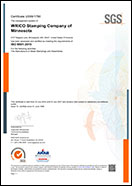 Wrico MN ISO 9001-2015 Cert
